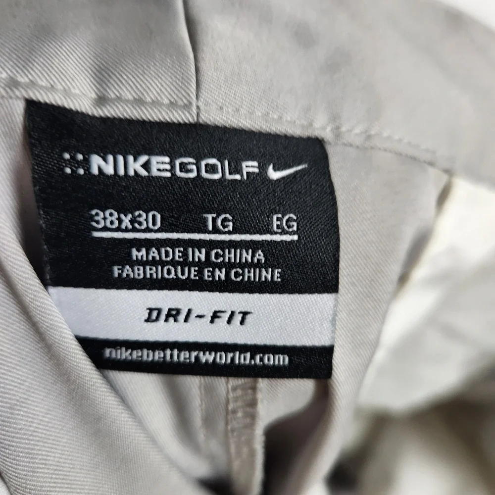 Nike Golf Dri-FIT Men's 38x30 Gray Performance Golf Pants‎